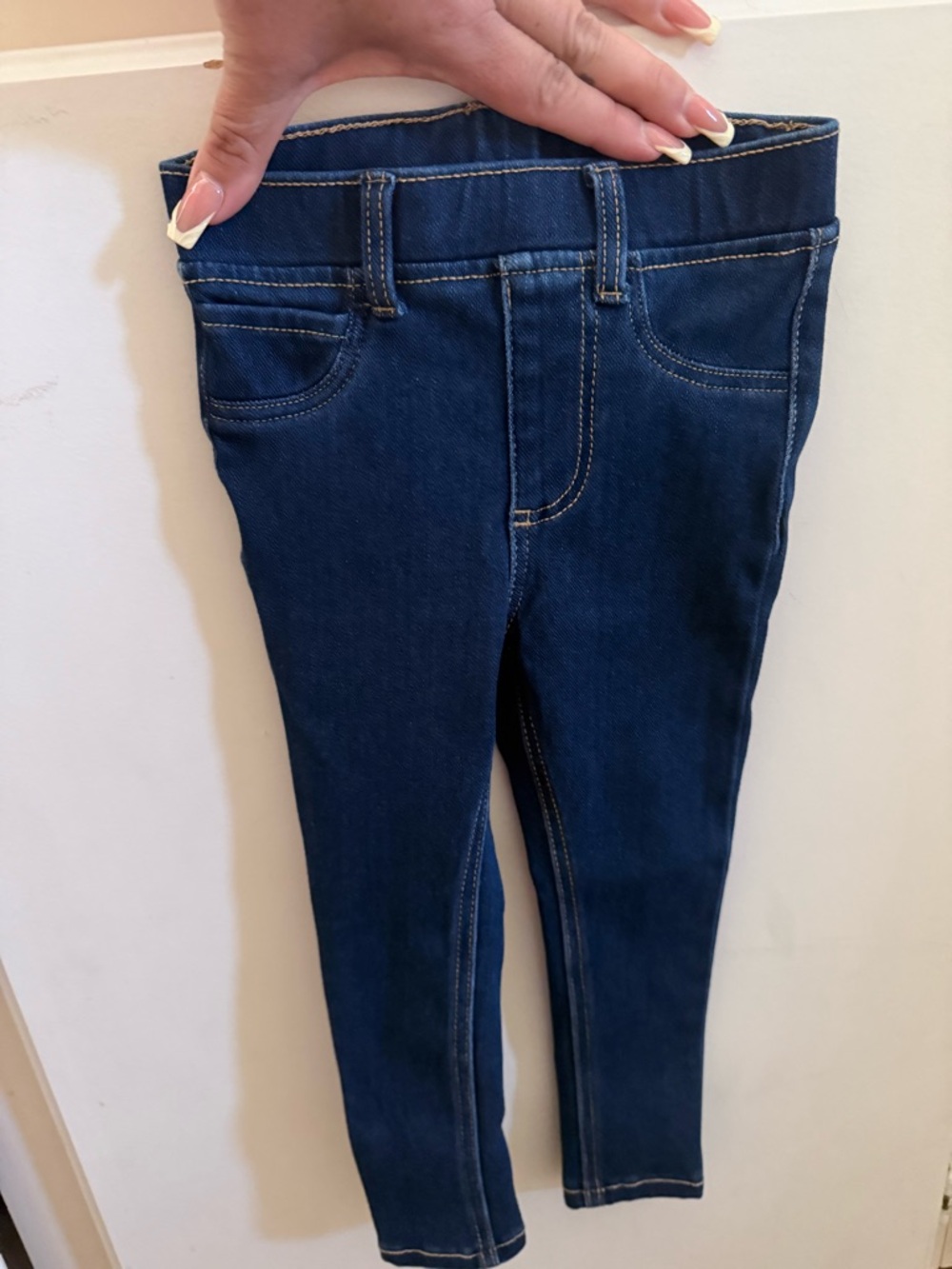 Zara Navy Blue Kids Stretch Jeans